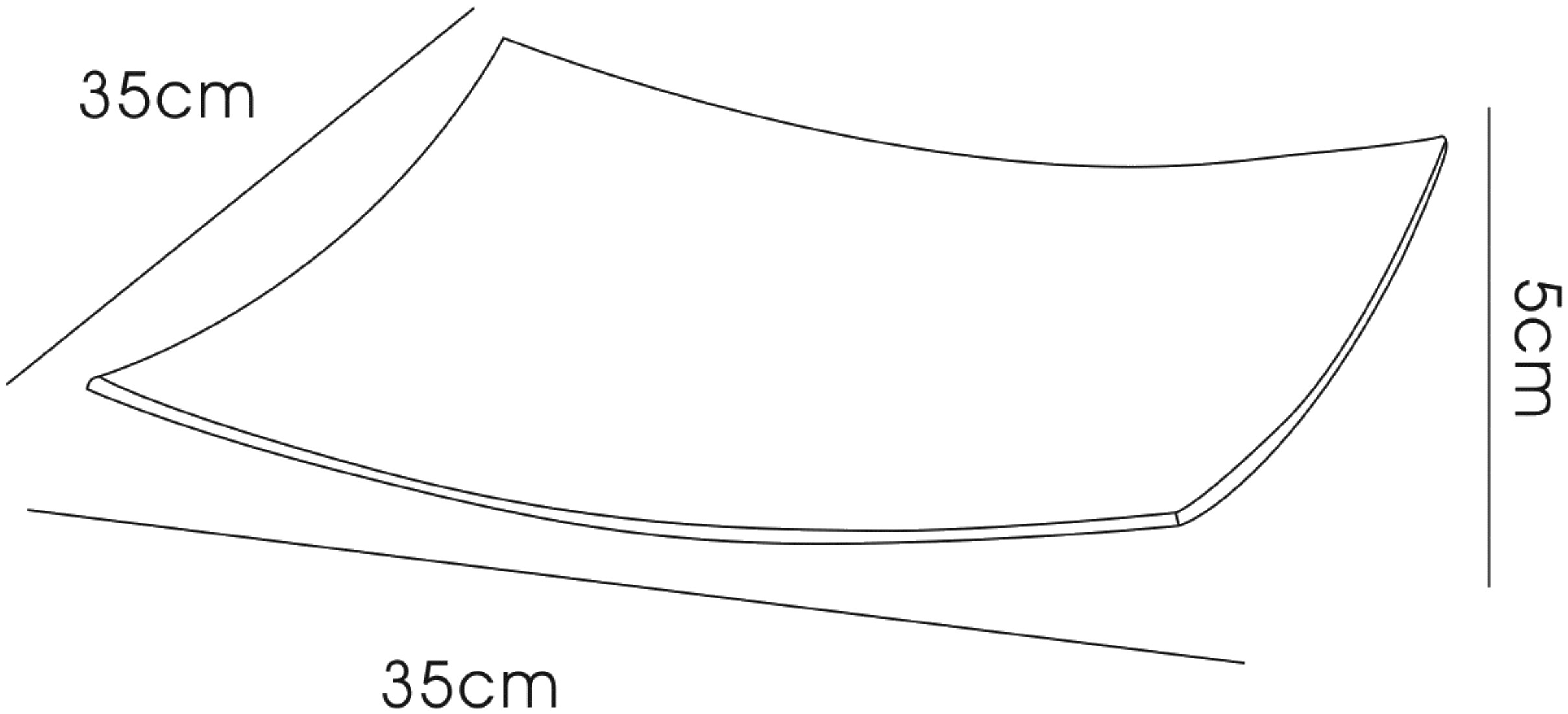 IL70358  Carina Glass Art Platter 14 Inch